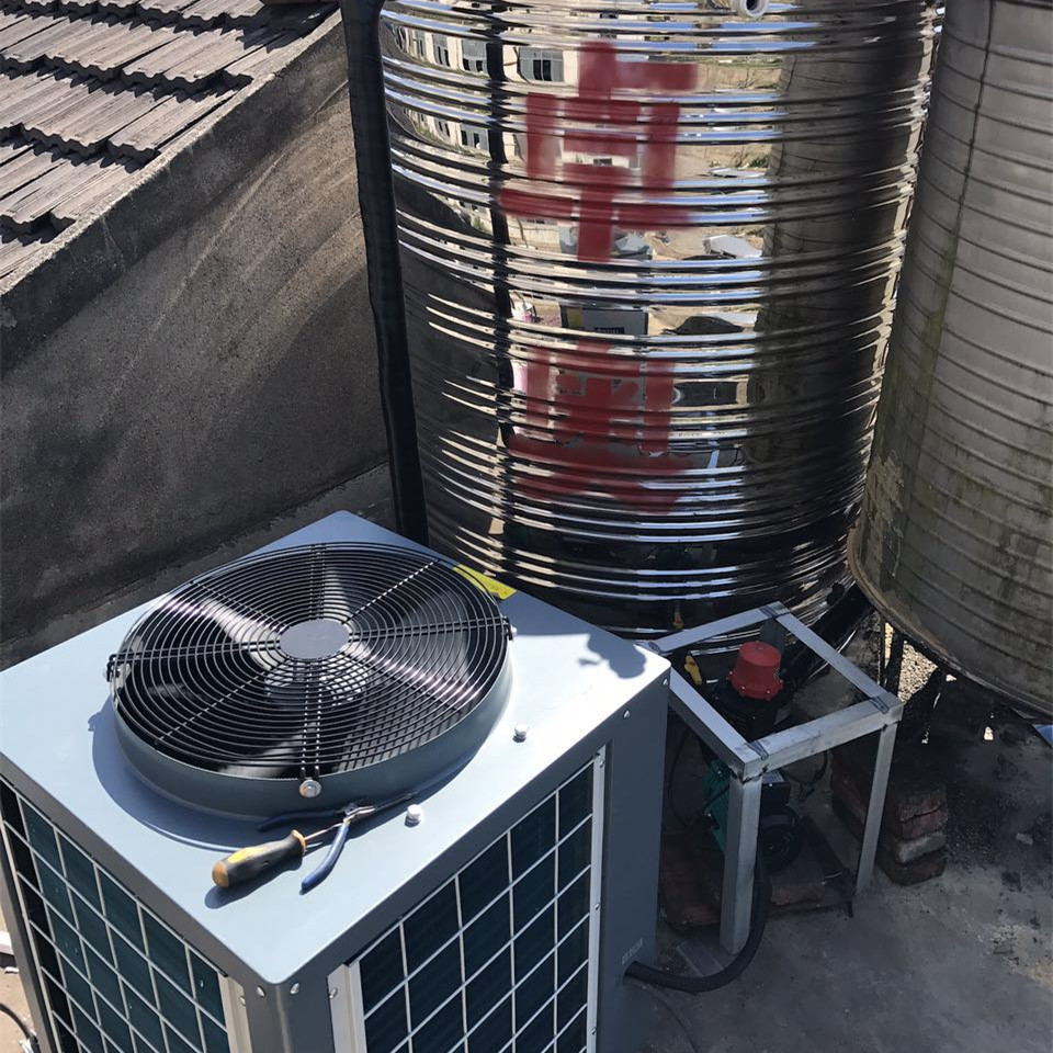 常州盛剛耐火材料公司空氣源熱泵熱水系統正式投入使用