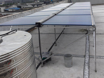 常州馬杭工廠太陽能加空氣能熱水工程