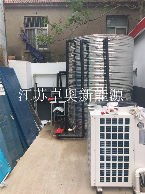 南京工地項目部工人空氣能生活熱水