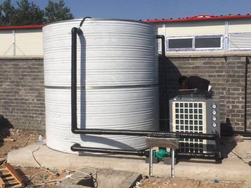 南京工地臨建項目部空氣能熱水器